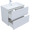 Aquanet 323183 Тумба с раковиной Терра 80 цв.белый матовый (323183)