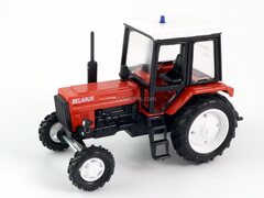 Tractor MTZ-82 Belarus Fire Protection red metal 1:43 Agat Mossar Tantal