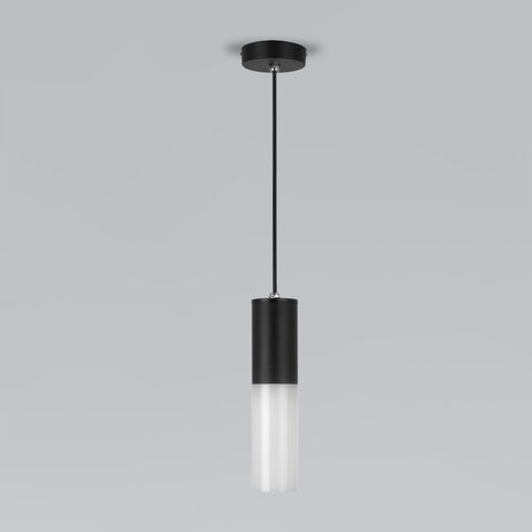 Уличный подвесной светильник Elektrostandard Glas 5602 TECHNO черный
