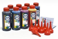 Комплект чернил OCP для Canon PIXMA Pro9000 Mark II (Pro 9000 Mark 2) - OCP BK797, C/М/Y122, CL/ML125, R122, G122. комплект 8 x 100 гр