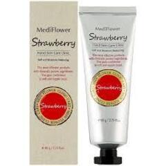 Крем для рук с экстрактом клубники MEDI FLOWER Hand Cream Strawberry 80 гр