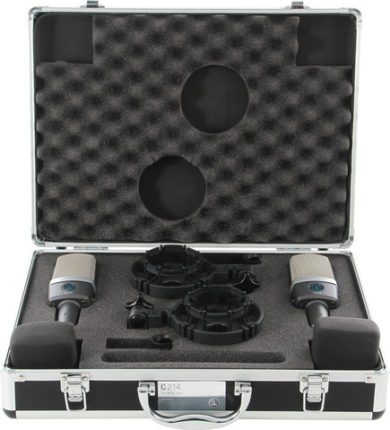 подобранная стереопара конденсаторых микрофонов C214