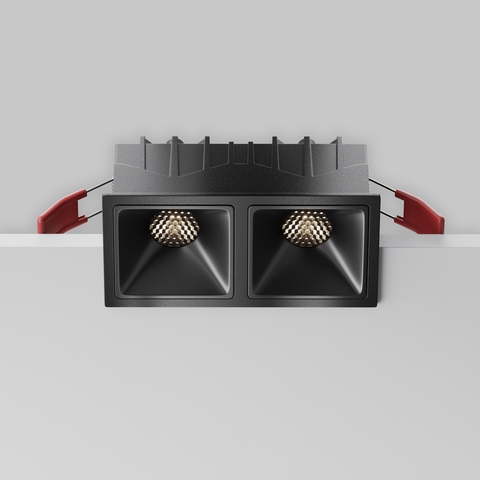 Встраиваемый светильник Maytoni Alfa led DL043-02-10W4K-SQ-B-1