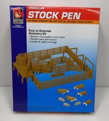 LifeLike загон для скота с коровами и свиньями -сборка НО 1:87