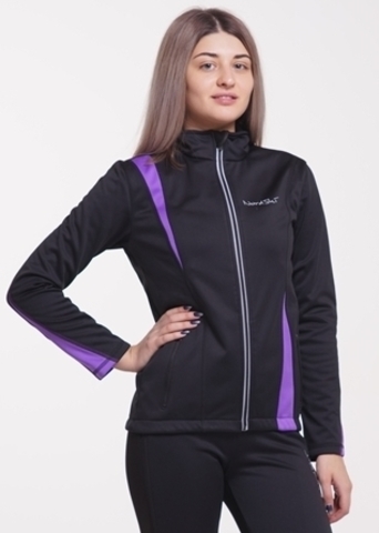 Женская тёплая лыжная куртка Nordski Active Black-Violet