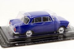 Moskvich-408 Elite (4 headlights) 1964 blue 1:43 DeAgostini Auto Legends USSR #277