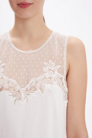 Ночная сорочка Flora Lastraioli Barbara 5452 off white белая