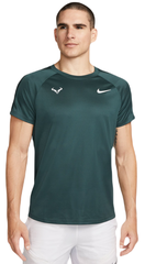 Теннисная футболка Nike Rafa Challenger Dri-Fit Tennis Top - deep jungle/fireberry/white