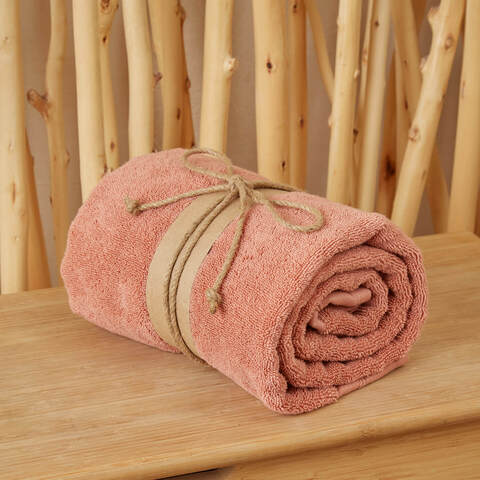 Полотенце для СПА 84х152 Onsilk Шанти терракотовое