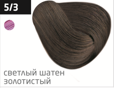 OLLIN color 5/3 светлый шатен золотистый 60мл перманентная крем-краска для волос