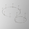 Шинопровод накладной/подвесной Maytoni Busbar trunkings flarity TRX154-2SR-D1800-PT
