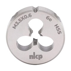 Плашка М 3,5х0,6 DINEN22568 HSS 6e 20х5мм NKP 239035N