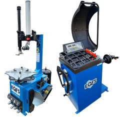 Комплект ES-3923A Шиномонтажный станок полуавтомат + ES-600 Балансировочный станок автомат