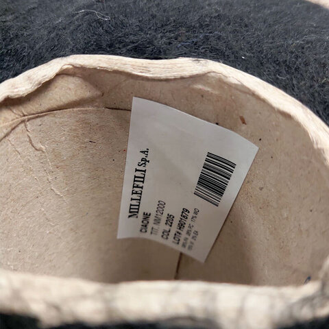 Вспушенная смесовка-стрейч MilleFili CIAONE 1200 черный