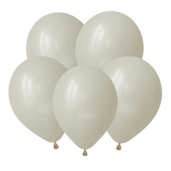 Шар 12" Пыльно-белый, Пастель / Dust White-Pastel деко