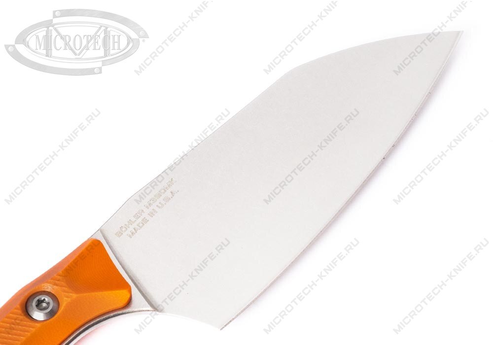 Нож Microtech Kitchen Santoku Small Ember G-10 3300-10EM