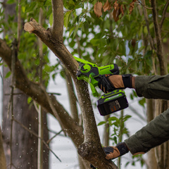 Цепная мини-пила Greenworks GD24CS15 24V (15 см) аккумуляторная, без АКБ и ЗУ