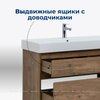 Aquanet 291828 Тумба с раковиной Nova Lite 100 2 ящ. (SLIM SYNERGY) цв. дуб рустикальный (291828)