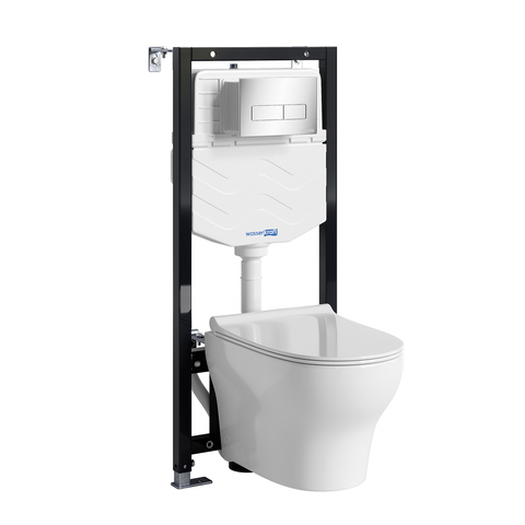 WasserKRAFT Aller 10TLT.010.ME.CH03.H001 Система инсталяции с унитазом