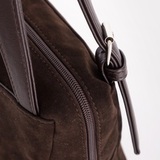 Сумка Саломея 364 эко-замша кофе