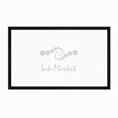 Экран для проектора S'OK SCFRV-236x133 107" 16:9 на бархатной раме, PS White, черная рама