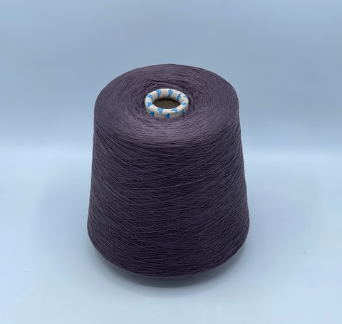 Бобинная пряжа,Cotton combed, 1693м. 100%Хлопок, Пепельно-ежевичный(3024), 39356