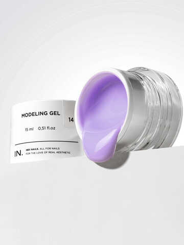 Гель моделирующий IBDI NAILS 14 Lavendula 15мл