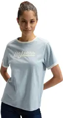 Футболка женская LEE RINGER TEE CONCRETE GRAY