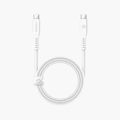 Кабель Energea Flow USB 2.0, USB-C to USB-C, 240W 1.5M, Белый | White