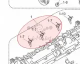 Brother lm4994001 - SEPARATE CLAW ASSY 15/3 (WASLM4866001)