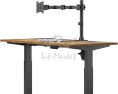 Кронштейн для мониторов Cactus CS-VM-D49-BK черный 17"-49" макс.20кг настольный поворот и наклон — фото 5