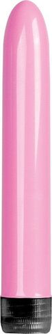 Розовый классический вибратор Super Vibe - 17,2 см. - Shots Media BV Shots Toys SHT034PNK
