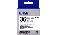 657002 Картридж EPSON с магнитной лентой LK-7WB2 (черн./бел. 36/2)