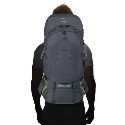 Картинка рюкзак туристический Osprey Atmos Ag 65 Abyss Grey - 5