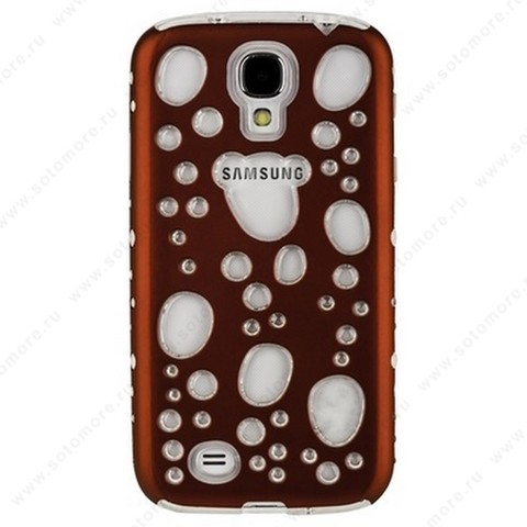 Накладка для Samsung Galaxy S4 i9500/ i9505 в виде сыра красная