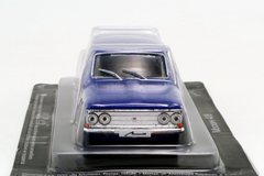 Moskvich-408 Elite (4 headlights) 1964 blue 1:43 DeAgostini Auto Legends USSR #277