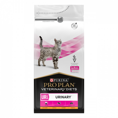 Purina Pro Plan Veterinary Diets Feline UR Urinary для кошек заболевание моч. системы (курица) 1,5кг