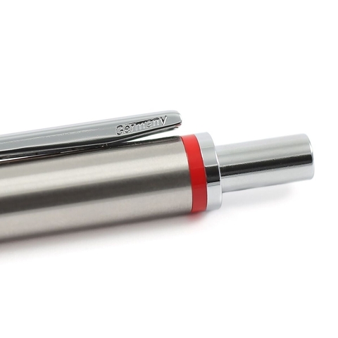 Ручка-роллер Rotring Jazz Capless, автоматическая, бесколпачковая, Chrome Steel (R 502719)