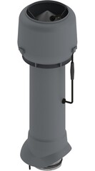 TP-85E.125/160/700 Вентиляционный выход с вентилятором D125 СЕРЫЙ