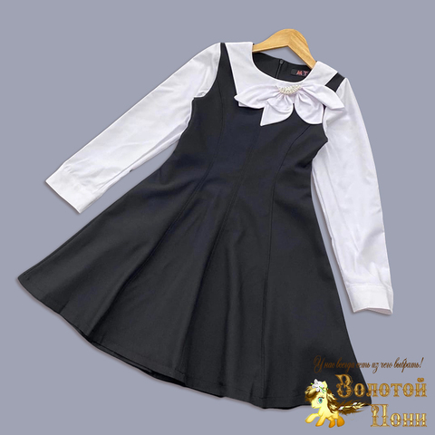 Платье школьное д (8-12) 250530-QR9102