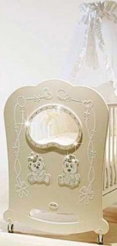 Кровать Feretti Oblo Majesty Brillante слоновая кость L-MJB-02