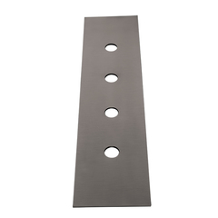 Gessi 316 Пластина на 4 отверстия для монтажного бокса, цвет: brushed black metal pvd 54595#707 фото