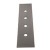 Gessi 316 Пластина на 4 отверстия для монтажного бокса, цвет: brushed black metal pvd 54595#707