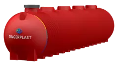 Подземно-наземная ёмкость 50 м3 (PT 50) Тингард 50000 л. горизонтальный (13390x2400x2590см;2500кг;красная) - арт.553997