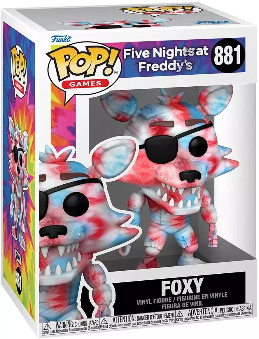 Фигурка Funko POP! Games FNAF TieDye Foxy (881) 64231» за 2 190 ₽ – купить  за 2 190 ₽ в интернет-магазине «Книжки с Картинками»