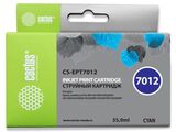 Картридж струйный Cactus CS-EPT7012 голубой (35мл) для Epson WF-4015, 4020, 4025, 4095, 4515, 4525