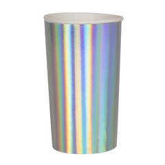 Высокие стаканы "Holographic Silver" 8 шт.