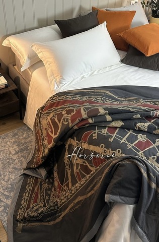 Плед 270x270 Svad Dondi Horsiere Antracite темно-серый