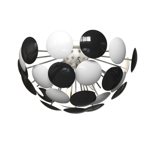 Люстра 3027/6PL Black/White