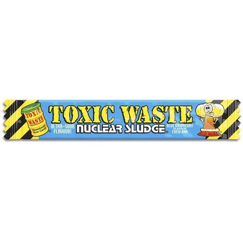 Жевательная конфета Toxic Waste Nuclear sludge со вкусом Малины 20 гр